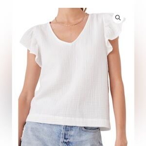 Rails Lela Top White Cotton